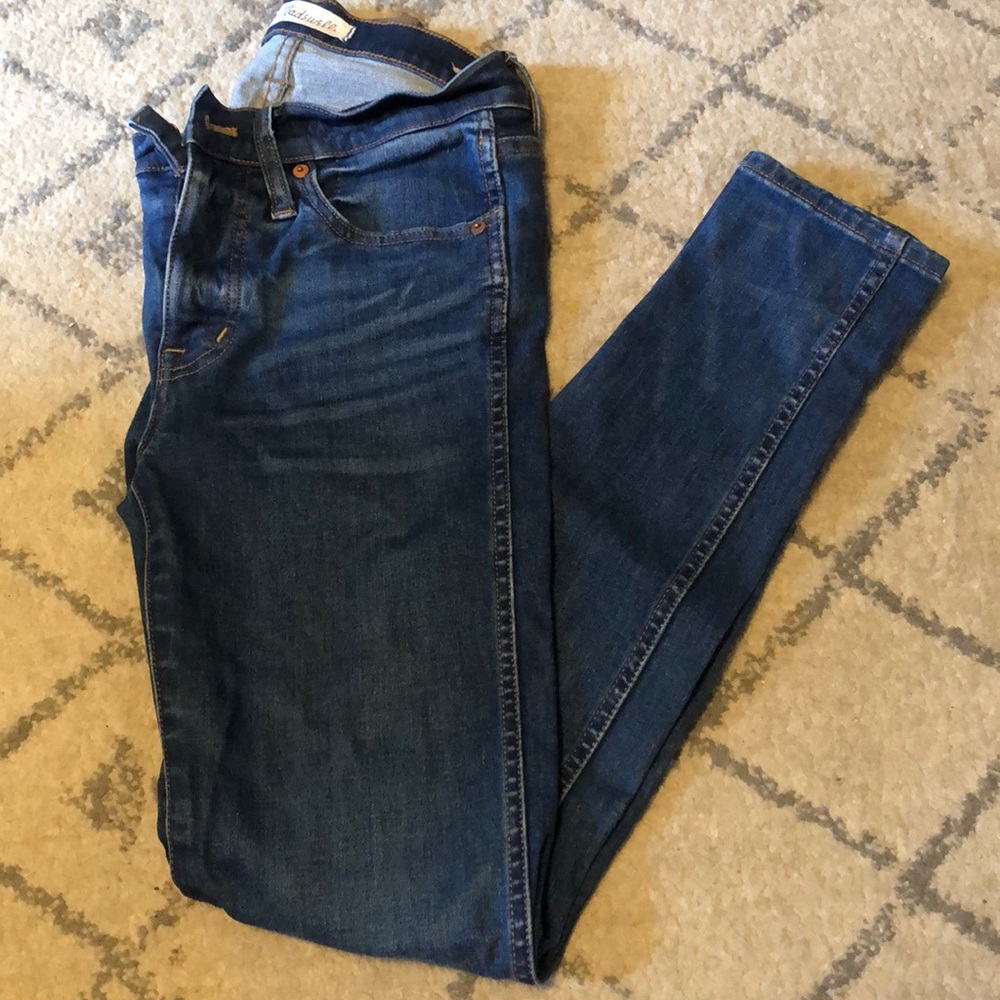MADEWELL high rise skinny